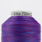 Thread - Lint-Free Cotton - Silco™ 35Wt - SCM19 - Purple/Blue/Red - 700m/766yd